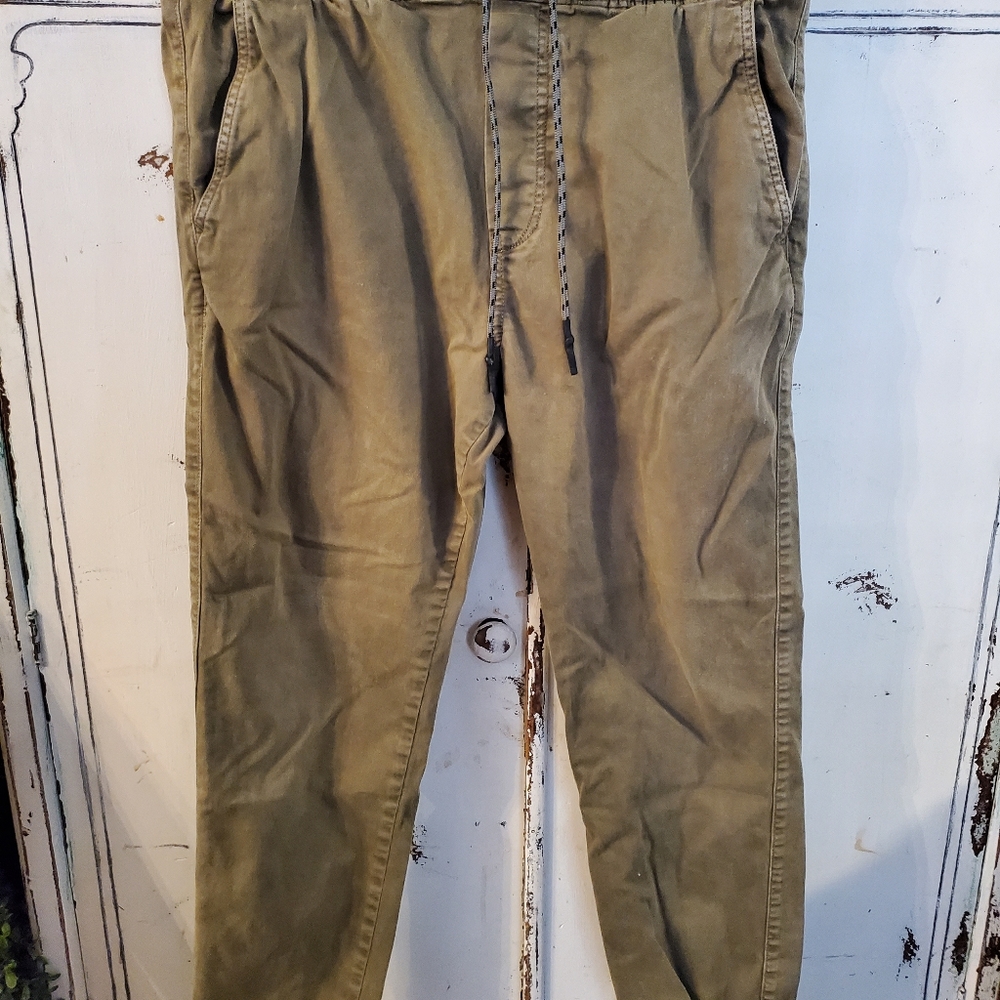 American Eagle Men - Chino Joggers - Khaki Size M